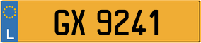 Truck License Plate